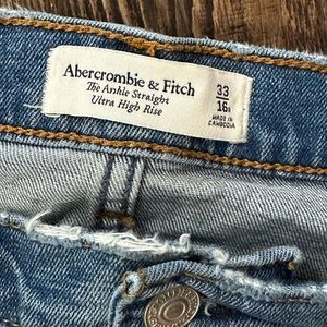 Abercrombie Ankle straight jeans